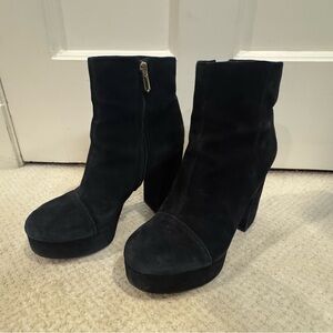 Sam Edelman Black Heeled Boots